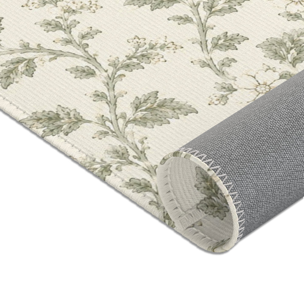Buy farmhouse furniture Vintage Botanical Cream & Sage Accent Rug - Modern Cottage Farmhouse Furniture