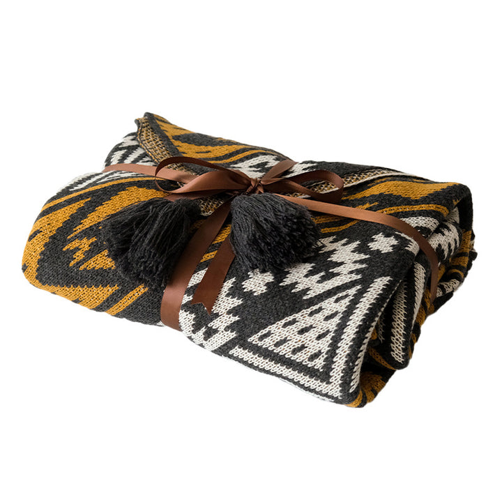 Buy farmhouse furniture Boho Farmhouse Soft Throw Blanket - Modern Cottage Farmhouse Furniture