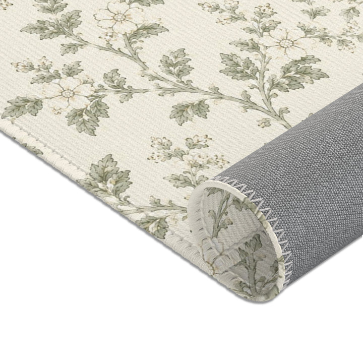Vintage Botanical Cream &amp; Sage Accent Rug