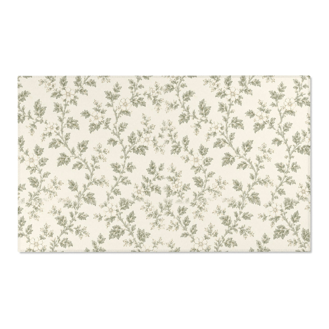Vintage Botanical Cream &amp; Sage Accent Rug