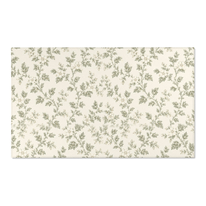 Vintage Botanical Cream &amp; Sage Accent Rug