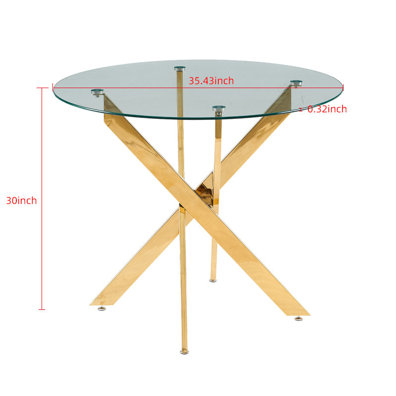 3pieces Metal Emerald Contemporary dining set - Mediterranean Italian Contemporary Home Decor Furniture