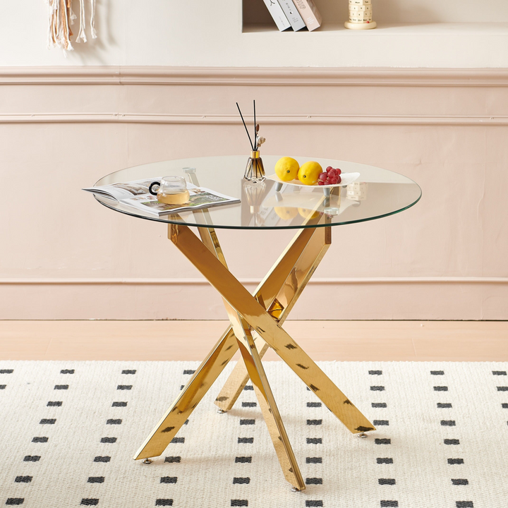 3pieces Metal Emerald Contemporary dining set - Mediterranean Italian Contemporary Home Decor Furniture