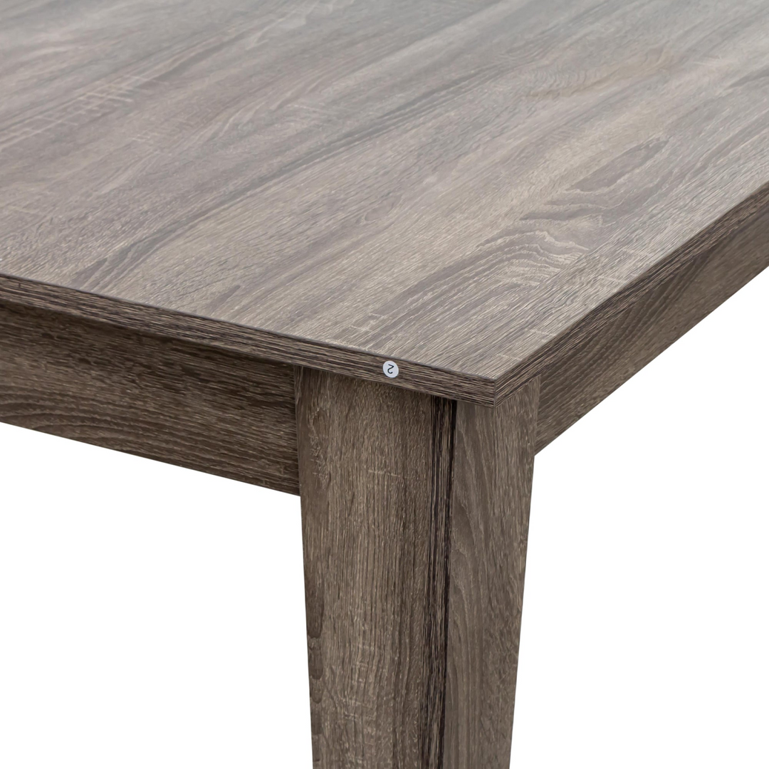 Large Oak Contemporary Wooden Extendable Dining Table - Mediterranean Italian Contemporary Home Decor Furniture