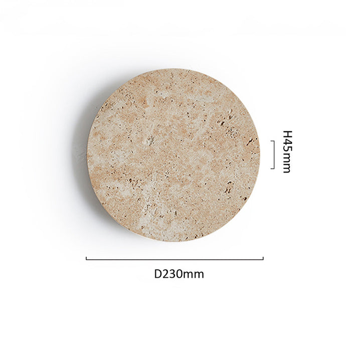 Santorini | Mediterranean Luxury Cliff Stone Wall Clock - Mediterranean Italian Contemporary Home Decor Furniture