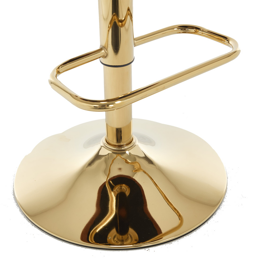 Villa Aurelia Mediterranean Leather Brown Bar Stools - Mediterranean Italian Contemporary Home Decor Furniture