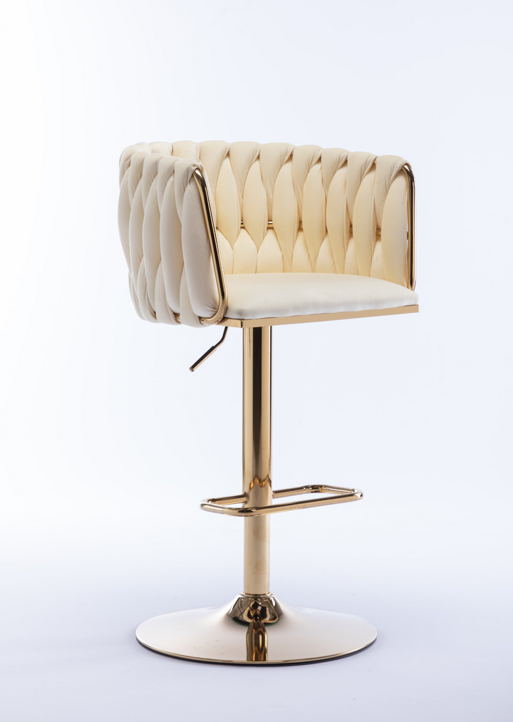 Buy farmhouse furniture Siena Oro Mediterranean Leather Bar Stools – Set of 2 - Modern Cottage Farmhouse Furniture