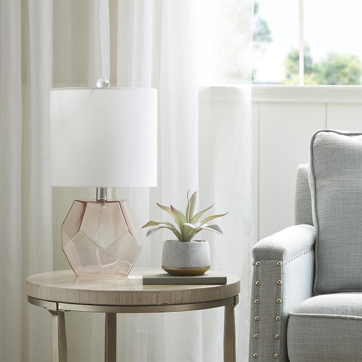 Boho Aesthetic Bella Modern Galss Sofa Table lamp | Biophilic Design Airbnb Decor Furniture 