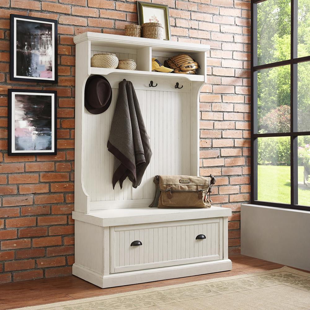 Seaside Modern Farmhouse Cottage Coat Rack Mudroom Cabinet – Artisan ...