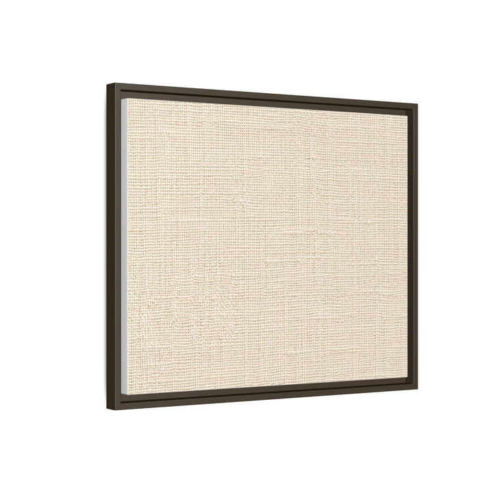 Woven Art Sage &amp; Cream Framed Canvas Wall Art