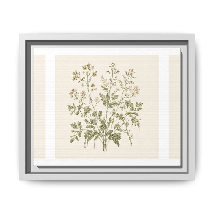 Sage &amp; Cream Framed Canvas Wall Art