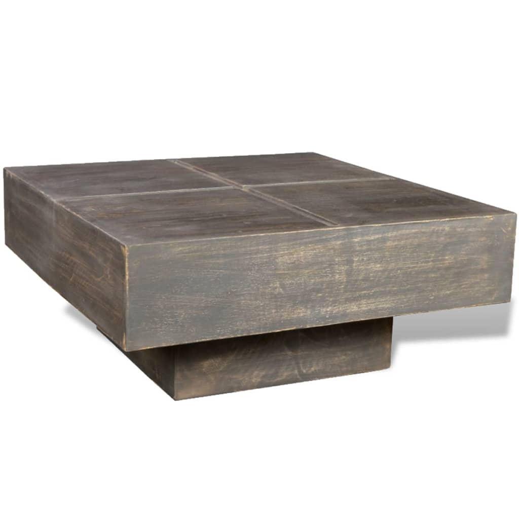 Boho Aesthetic Modern Luxury Modern Dark Brown Coffee Table | Biophilic Design Airbnb Decor Furniture 