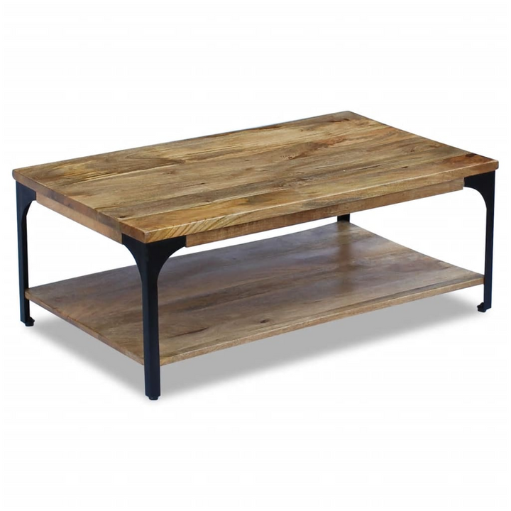 Boho Aesthetic The Orchard | Modern Farmhouse Coffee Table Mango Wood | Biophilic Design Airbnb Decor Furniture 