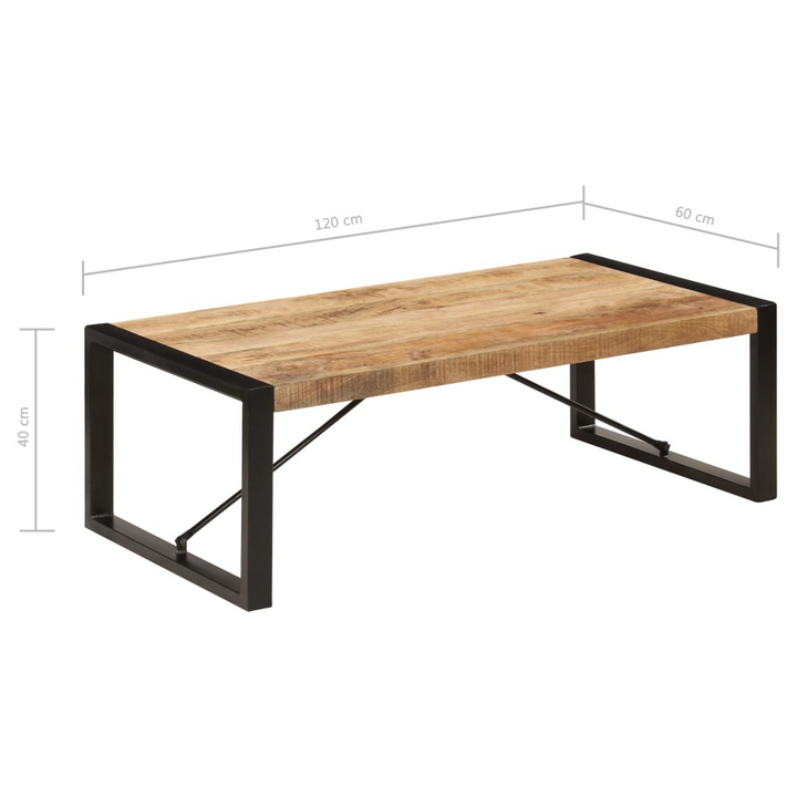 Boho Aesthetic Cornhusk | Modern Farmhouse Wood Coffee Table | Biophilic Design Airbnb Decor Furniture 
