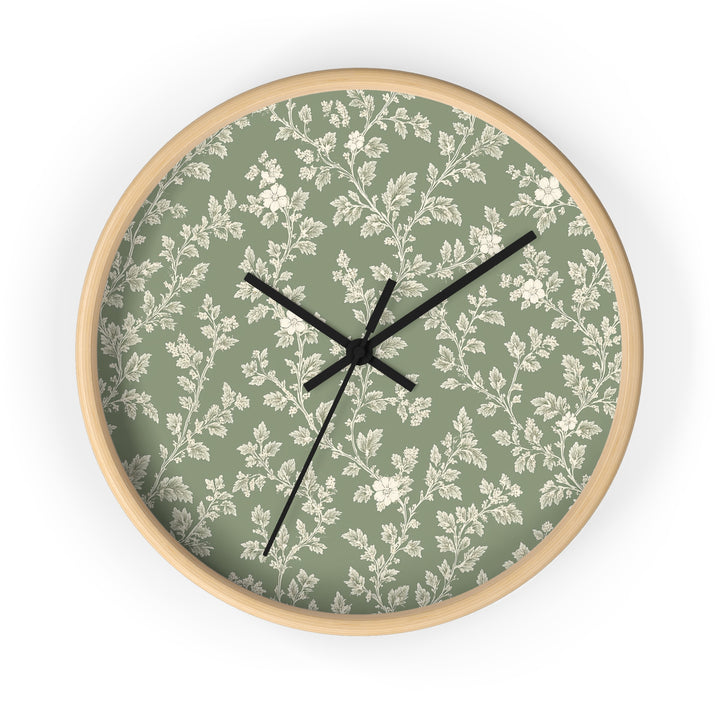 Buy farmhouse furniture Sage &amp; Cream Wall Clock — By. Artisan Blooms - Modern Cottage Farmhouse Furniture