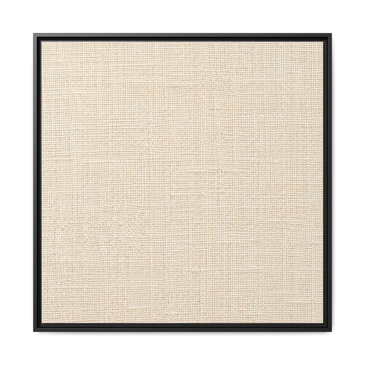 Woven Art Sage &amp; Cream Framed Canvas Wall Art