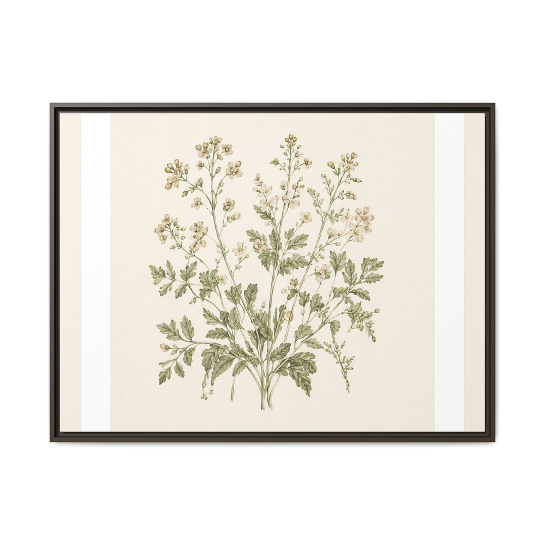 Sage &amp; Cream Framed Canvas Wall Art