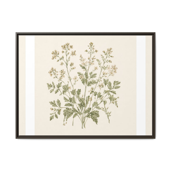 Sage &amp; Cream Framed Canvas Wall Art