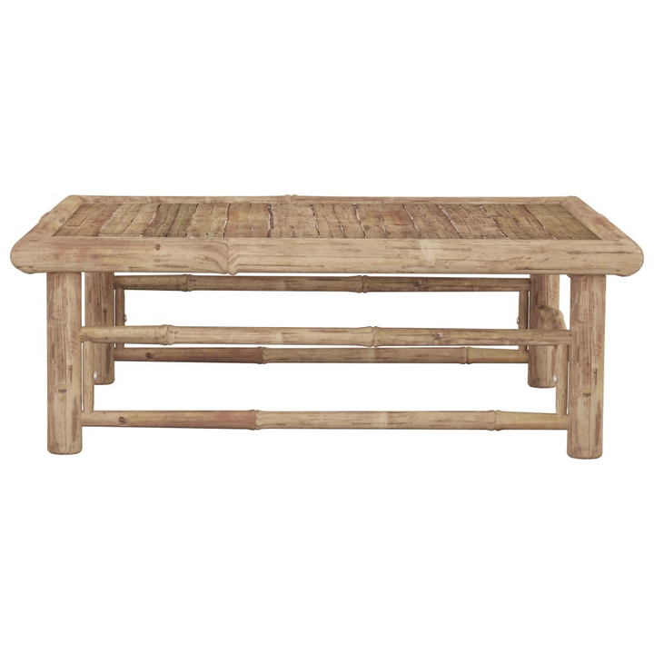 Boho Aesthetic Eco Friendly Bamboo Table | Biophilic Design Airbnb Decor Furniture 