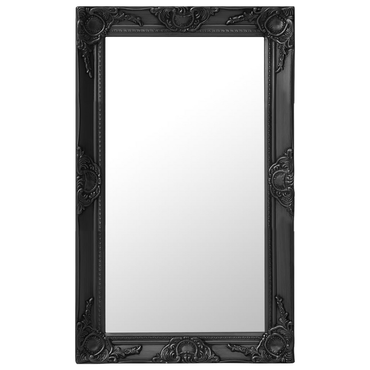 Boho Aesthetic Black Framed Wall Accent Mirror | Biophilic Design Airbnb Decor Furniture 