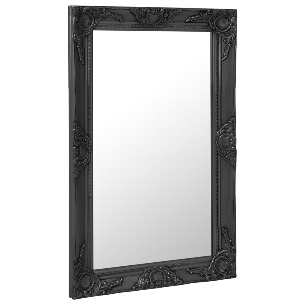 Boho Aesthetic Black Framed Wall Accent Mirror | Biophilic Design Airbnb Decor Furniture 