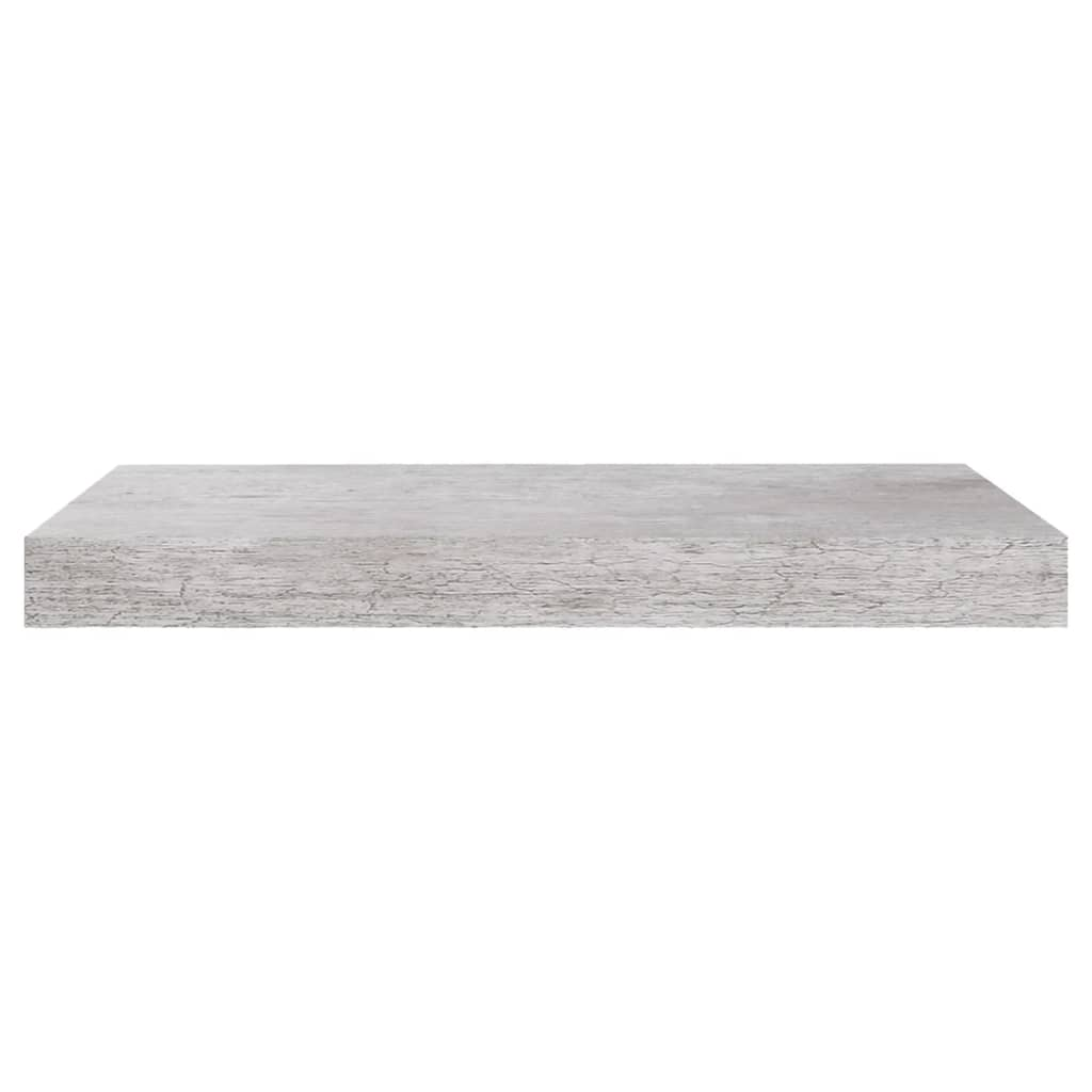 Boho Aesthetic vidaXL Floating Wall Shelf Concrete Gray 19.7"x9.1"x1.5" MDF | Biophilic Design Airbnb Decor Furniture 