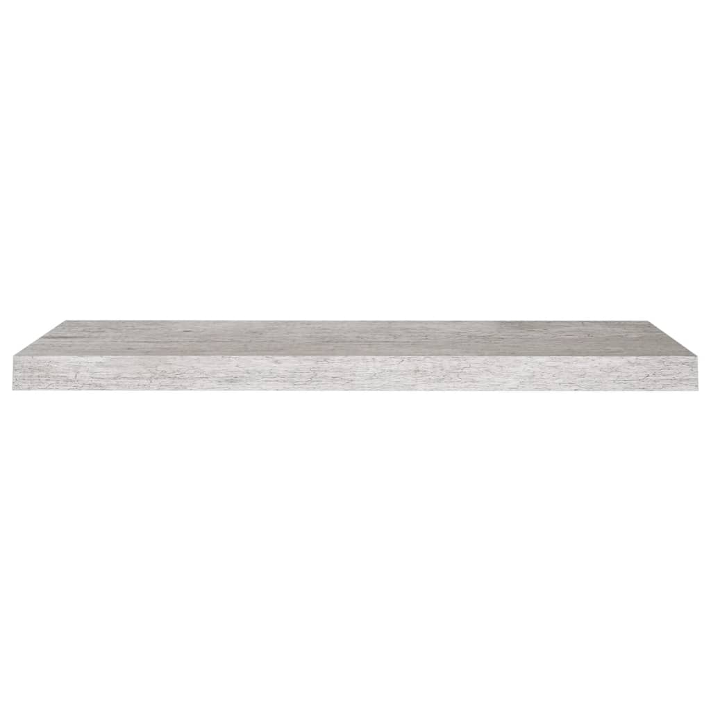 Boho Aesthetic vidaXL Floating Wall Shelf Concrete Gray 31.5"x9.3"x1.5" MDF | Biophilic Design Airbnb Decor Furniture 