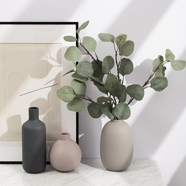 Boho Aesthetic Ceramic vase | Biophilic Design Airbnb Decor Furniture 