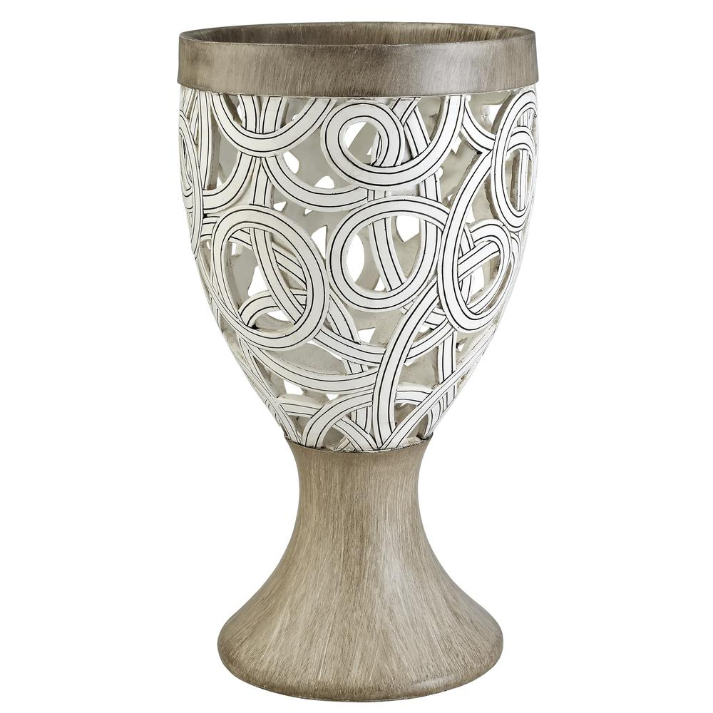 Boho Aesthetic Carved Strings Decorative Vase | Biophilic Design Airbnb Decor Furniture 