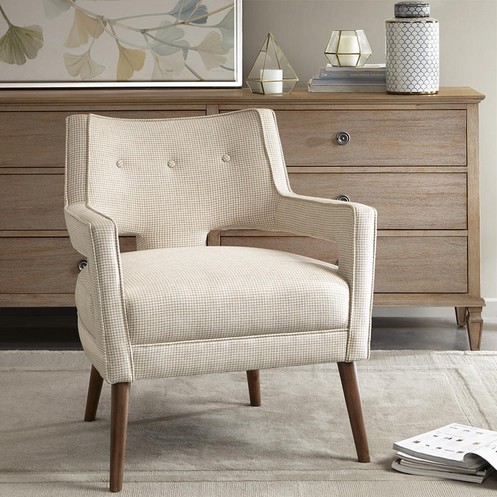 Boho Aesthetic Palmer Accent Chair | Biophilic Design Airbnb Decor Furniture 