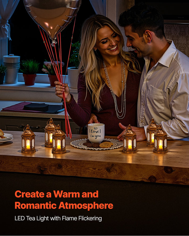 Elegant Bronze Mediterranean Farmhouse LED Lantern - Mediterranean Tuscan Contemporary Home Decor Furniture