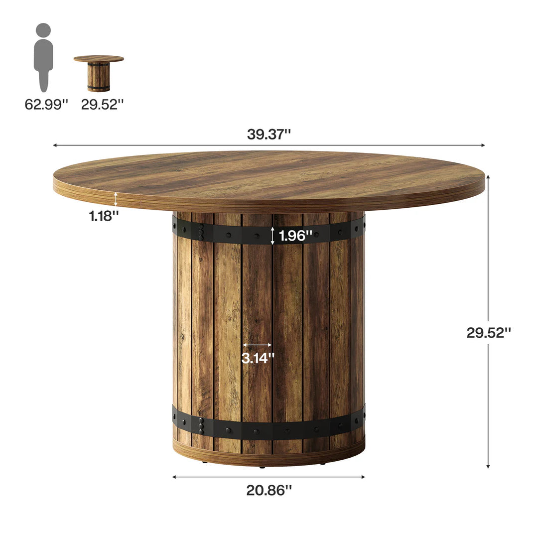 Buy farmhouse furniture The Harper Modern Farmhouse Dining Table By. Artisan Blooms - Modern Cottage Farmhouse Furniture