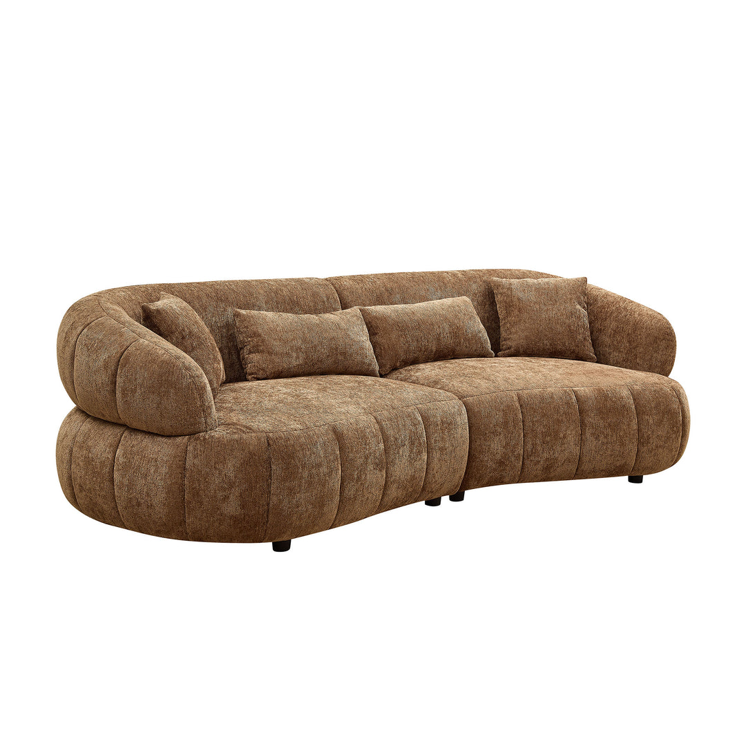 Buy farmhouse furniture Timber Ridge • Rustic Brown Cottage Farmhouse Style Sofa Couch - Modern Cottage Farmhouse Furniture