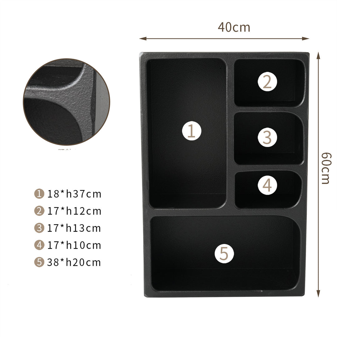 Santorini Mediterranean Contemporary Wall Storage Floating Shelve - Mediterranean Tuscan Contemporary Home Decor Furniture