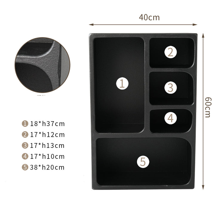 Santorini Mediterranean Contemporary Wall Storage Floating Shelve - Mediterranean Tuscan Contemporary Home Decor Furniture