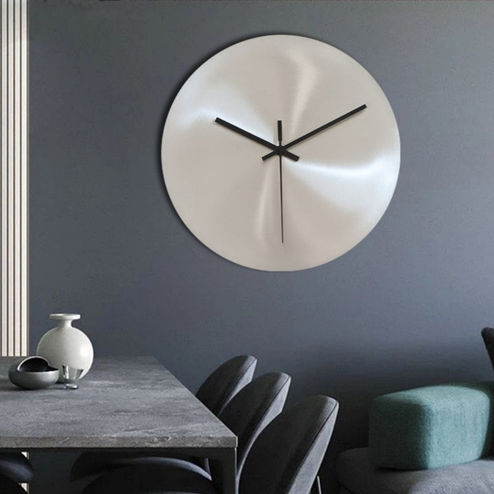 Azzurro | White Mediterranean Steel Luxury Wall Clock - Mediterranean Tuscan Contemporary Home Decor Furniture