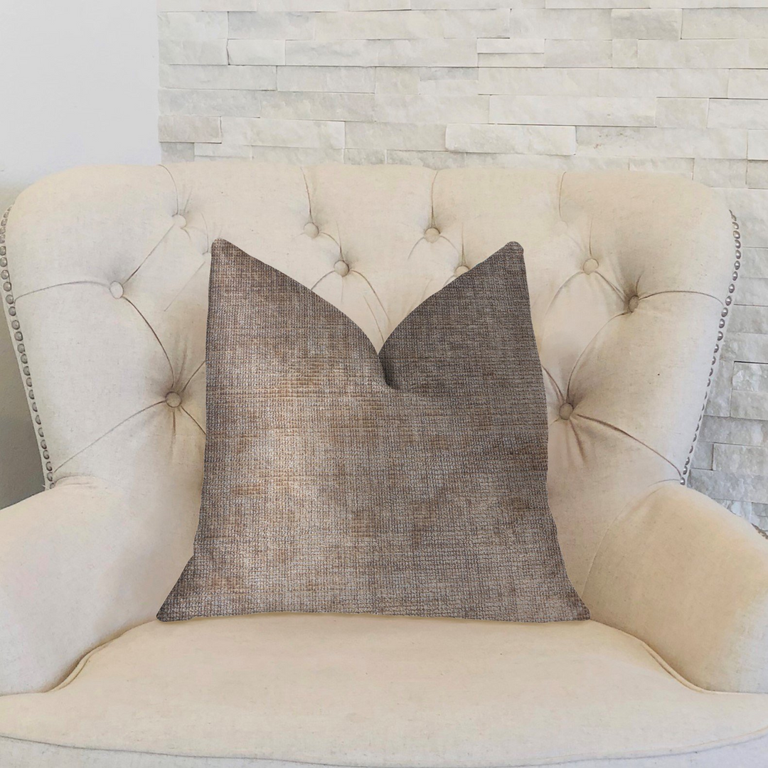 Boho Aesthetic Monroe Bisque Beige Luxury Throw Pillow | Biophilic Design Airbnb Decor Furniture 
