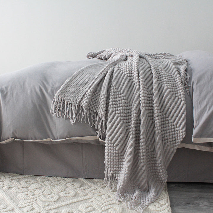Buy farmhouse furniture Barnwood | Large Modern Neutral Modern Farmhouse Throw Blanket - Modern Cottage Farmhouse Furniture