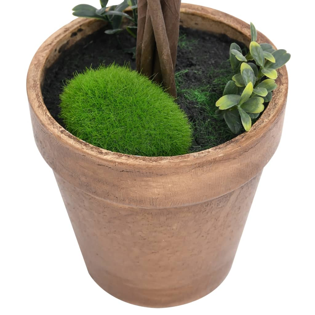 Boho Aesthetic vidaXL Artificial Boxwood Plants 2 pcs with Pots Ball Shaped Green 22" | Biophilic Design Airbnb Decor Furniture 