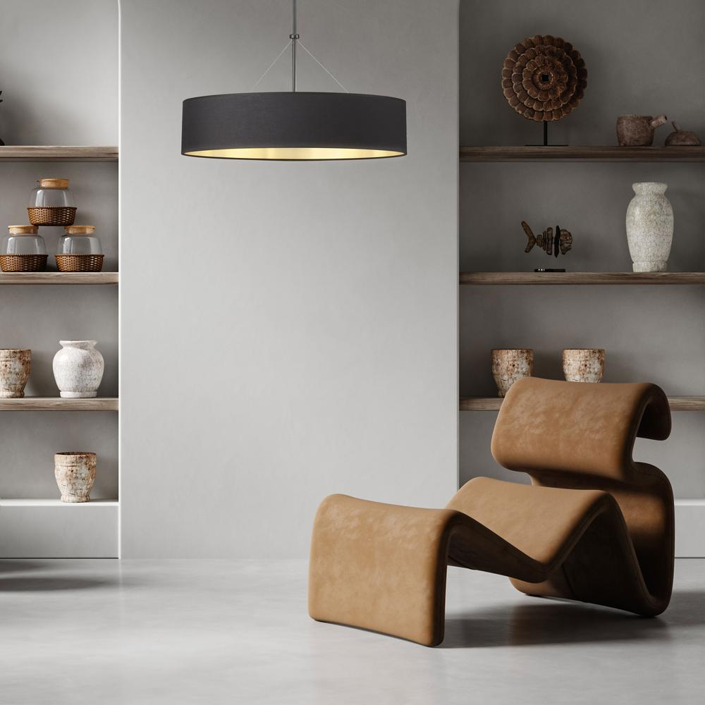 Boho Aesthetic Shimmering Gold Pendant Chandelier | Biophilic Design Airbnb Decor Furniture 