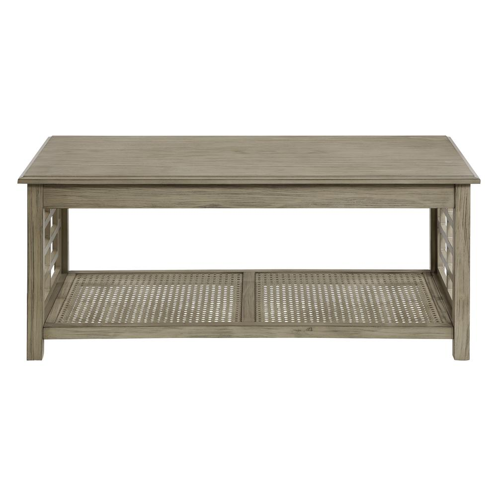 Boho Aesthetic Cambridge Coffee Table, Bone Finish | Biophilic Design Airbnb Decor Furniture 