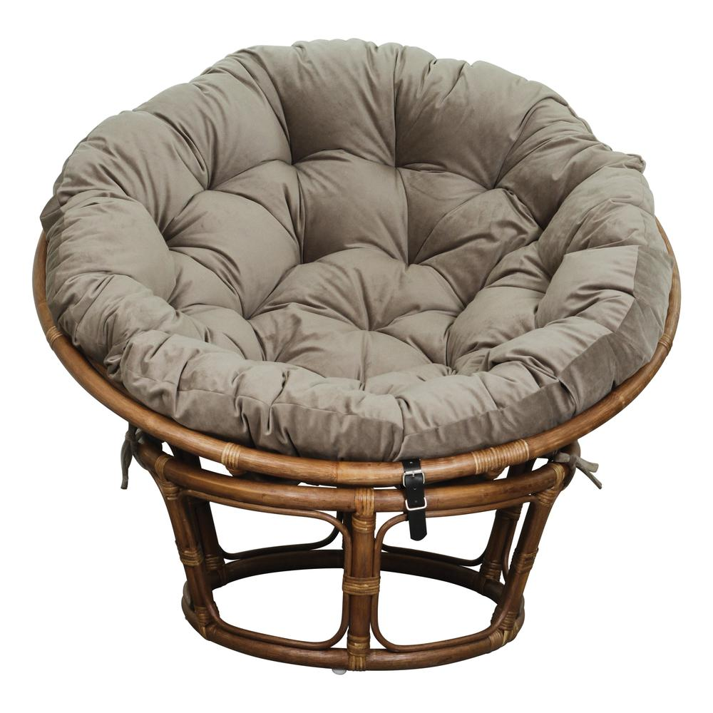 Boho Aesthetic Papasan Chair, Green | Biophilic Design Airbnb Decor Furniture 