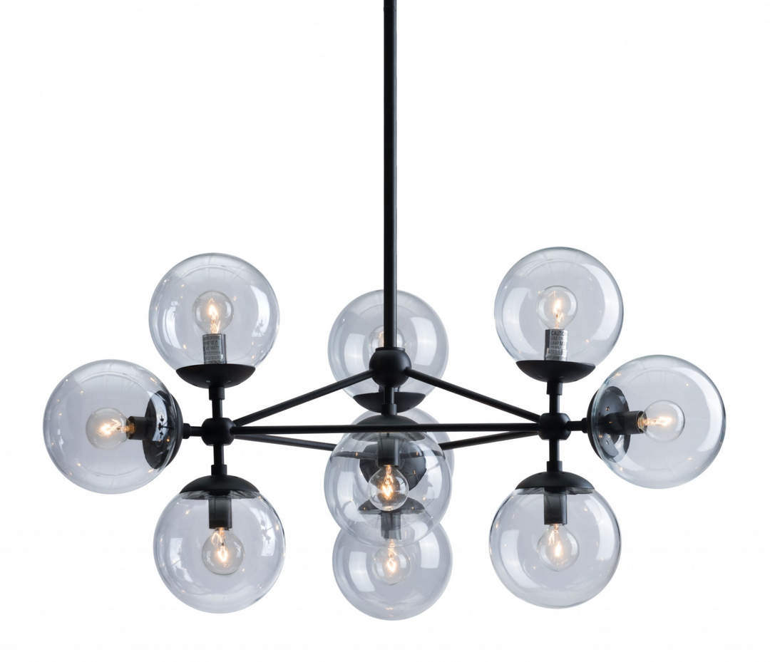 Boho Aesthetic "Abundant Ceiling Lamp Black" | Biophilic Design Airbnb Decor Furniture 