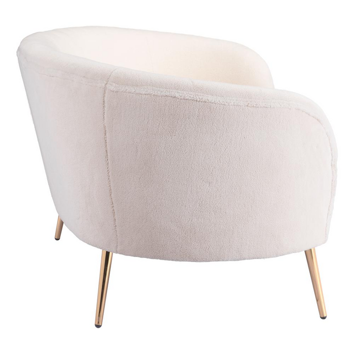 Boho Aesthetic Luna Sofa White | Biophilic Design Airbnb Decor Furniture 