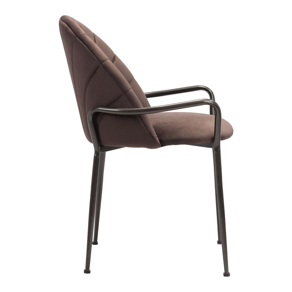 Boho Aesthetic Le Deauville | Modern Luxury Dining Chair Dark Brown | Biophilic Design Airbnb Decor Furniture 