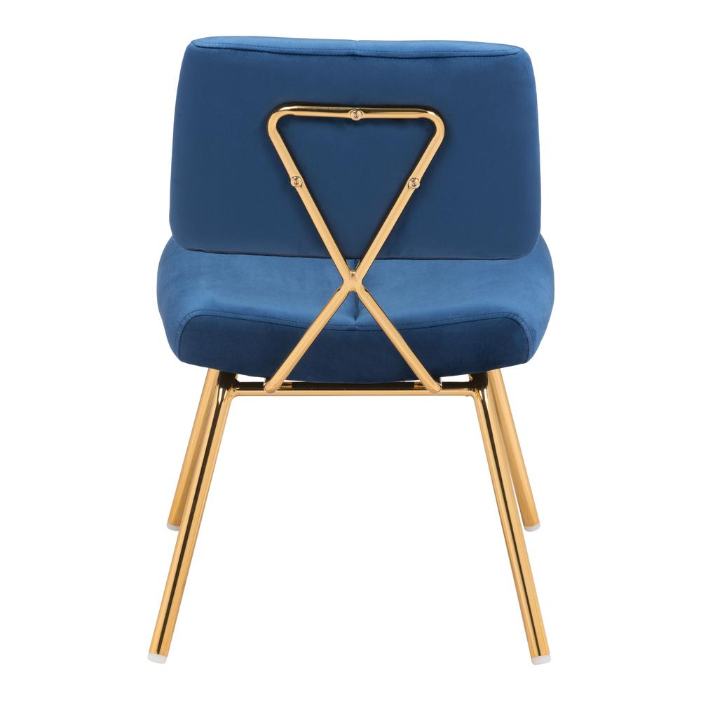 Boho Aesthetic Nicole Blue Modern Silhouette Dining Chair (Set of 2) | Biophilic Design Airbnb Decor Furniture 