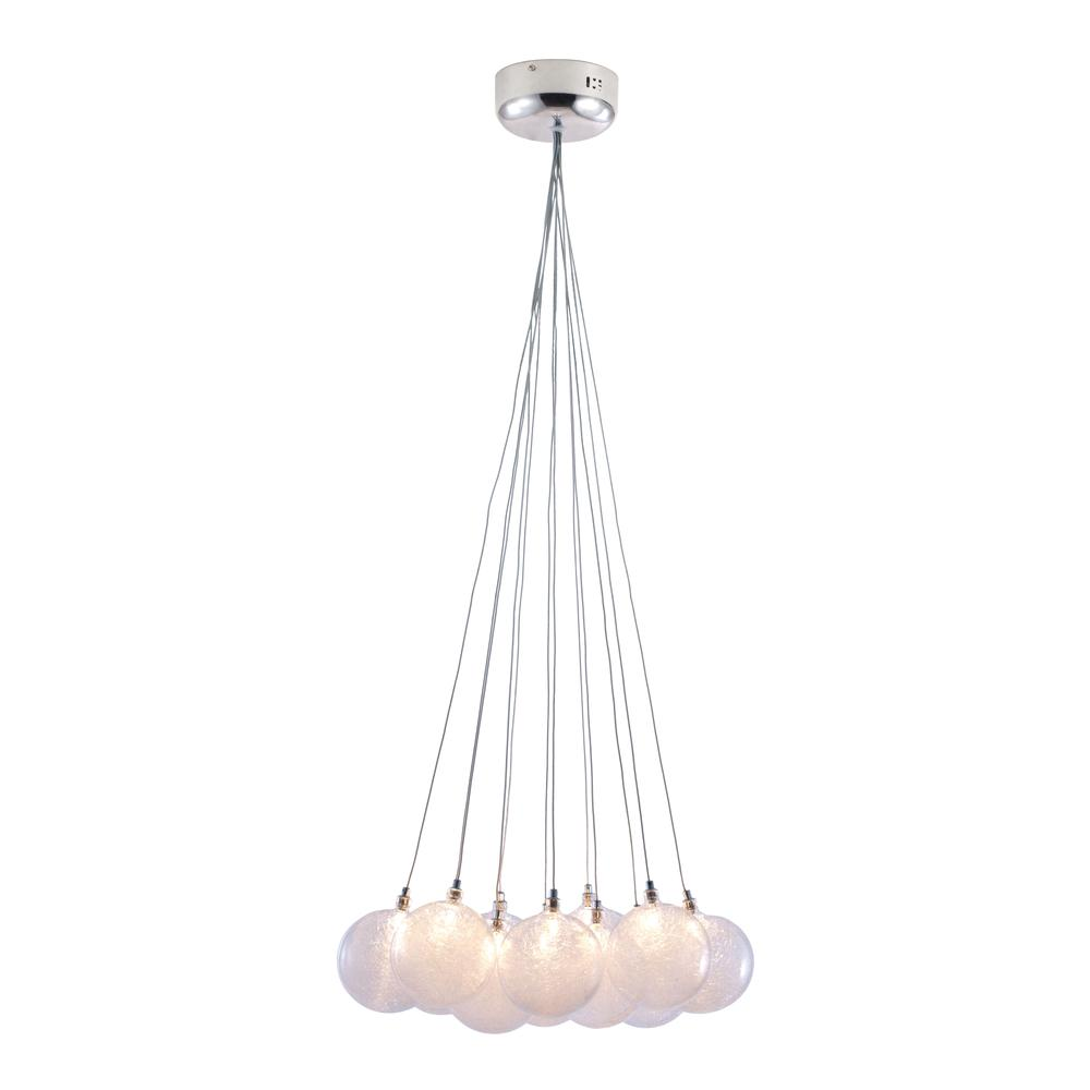 Boho Aesthetic Cosmos Ceiling Lamp Clear | Biophilic Design Airbnb Decor Furniture 