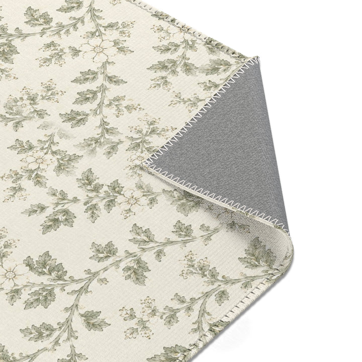 Vintage Botanical Cream &amp; Sage Accent Rug