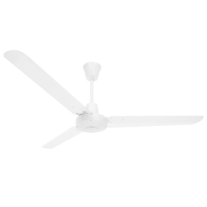 Boho Aesthetic vidaXL Ceiling Fan 142 cm White | Biophilic Design Airbnb Decor Furniture 