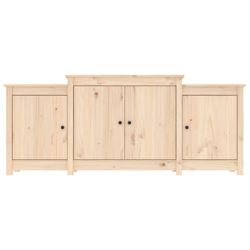 Boho Aesthetic vidaXL Sideboard 164x37x68 cm Solid Wood Pine | Biophilic Design Airbnb Decor Furniture 